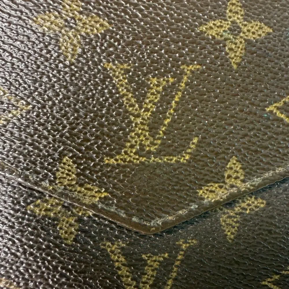 Vintage Louis Vuitton Elise Double Snap Wallet Monogram 1986 Authenticated